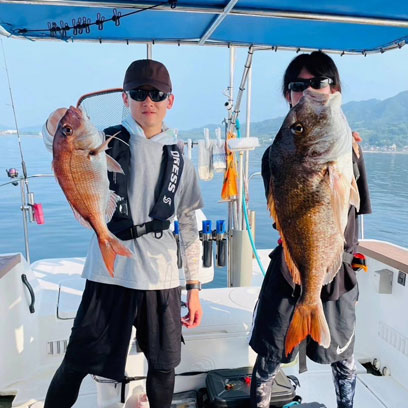 遊漁船 釣り お客様 2人 釣果
